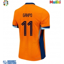 Nizozemska Cody Gakpo #11 Domaci Dres EP 2024 Kratak Rukav